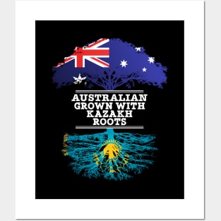 Australian Grown With Kazakh Roots - Gift for Kazakh With Roots From Kazakhstan Posters and Art